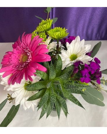 A Little Something Special with a Treat Flower Arrangement