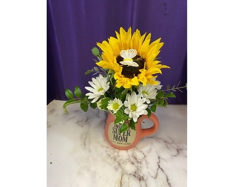 instant supermom mug Flower Arrangement