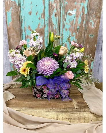 Floral Tin in Tillamook OR - Sunflower Flats