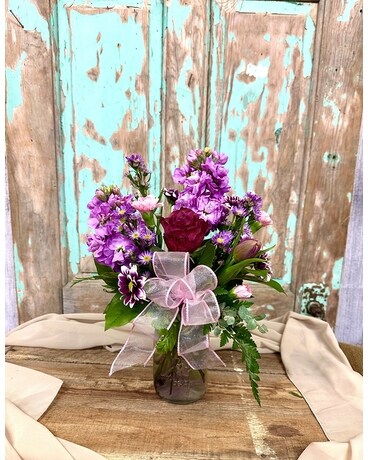 Pint of Petals Flower Arrangement
