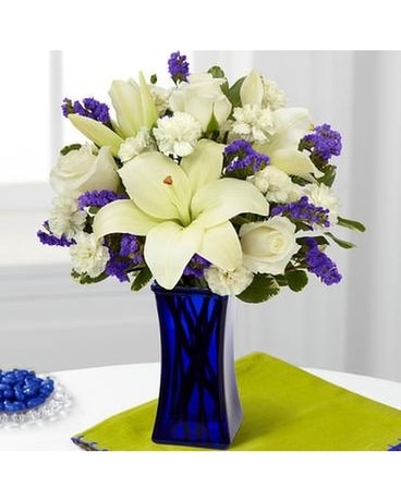 The Beyond Blue™ Bouquet Flower Arrangement