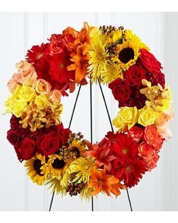 The Rural Beauty™ Wreath Flower Arrangement