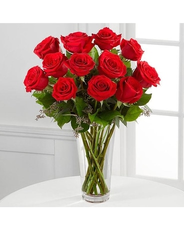 The Long Stem Red Rose Bouquet Flower Arrangement