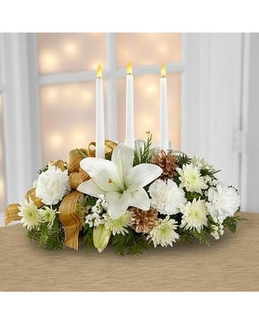 The Seasons Glow™ Centerpiece Flower Arrangement