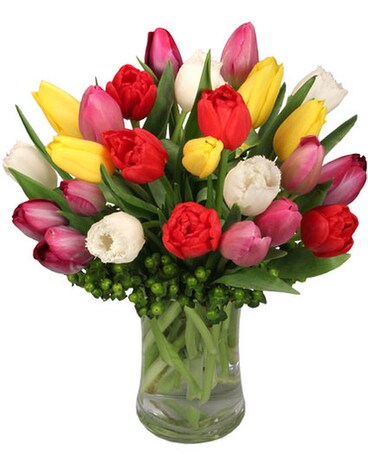 Tip Top Tulips Flower Arrangement