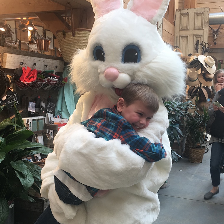 Easter Bunny at Valley Forge Flowers