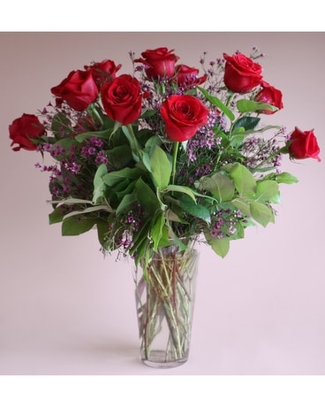 One Dozen roses Flower Arrangement