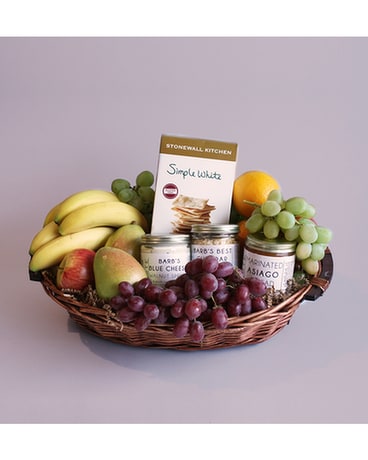 Fruit & Cheese Gourmet Gift Basket Gift Basket