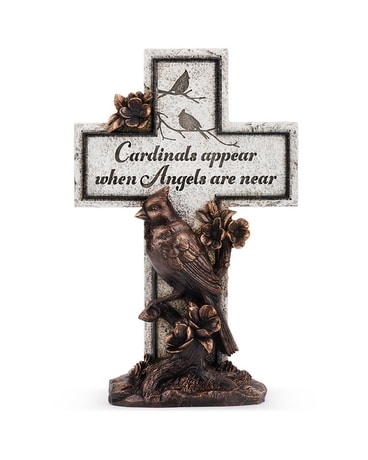 Cross with Cardinal - 8 Gifts