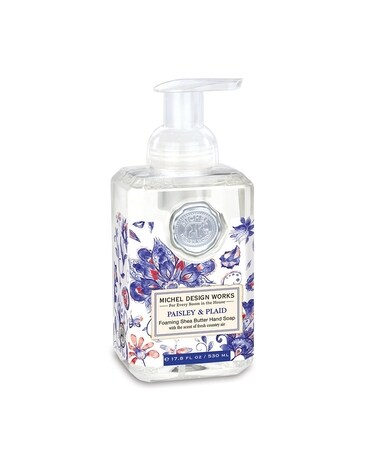Michel Design Works Foaming Soap - Paisley & Plaid Gifts