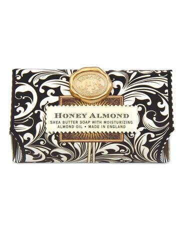 Soap- 13 Michel Design Works Honey Almond Lg Bar Gifts