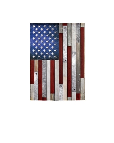 Flag - Patriotic 3 Wood Stripe American Flag Gifts