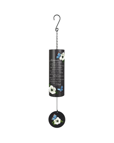 Wind Chimes - Black Cylinder 36 in Memories Gifts
