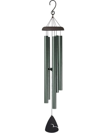 Wind Chime - 44 Flecked Forest Green Gifts