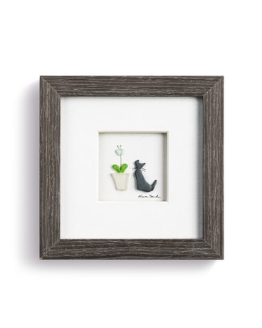 Framed - Pebble Art 22 - Purrfect Petals Gifts