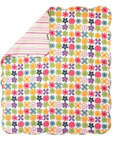 Throw - Flower Pattern Quilt Gifts
