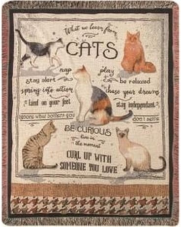Throw - What We Learn From Cats Gifts