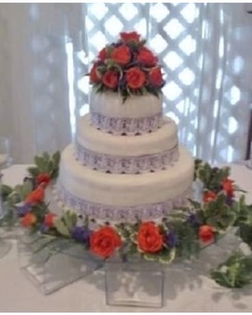 Cake - 3 Flower Arrangement