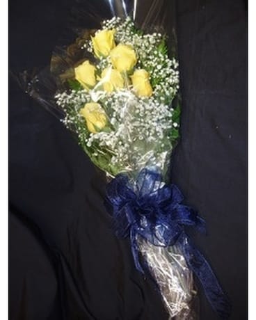Presentation Bouquet - 6 Roses Flower Arrangement