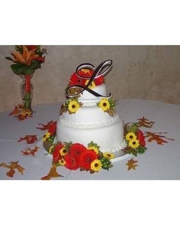 Cake - 1 Flower Arrangement