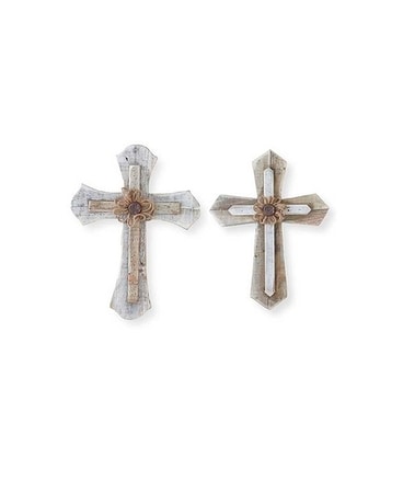 Cross - 2 Wooden Gifts