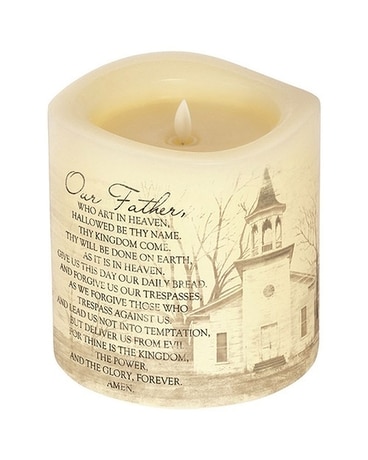Candle Piller - Lord's Prayer Gifts