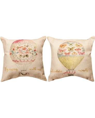 Hot air balloon clearance pillow