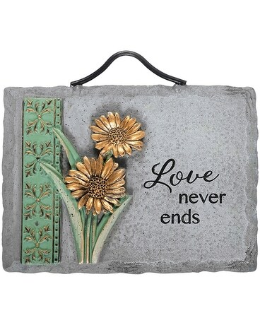 Sympathy - Plaque 8 Love Never Ends Gifts
