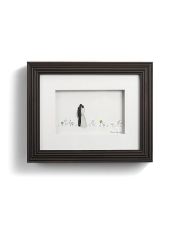 Framed - Pebble Art 2 Love in Full Bloom Gifts
