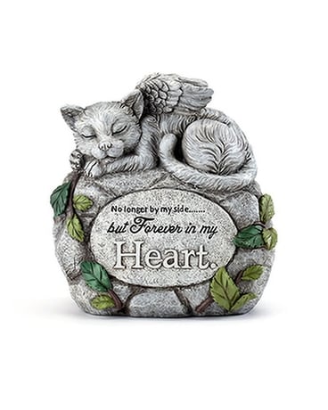Angel cat sleeping on stone Gifts