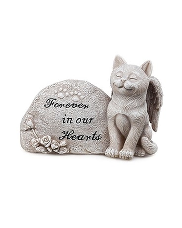 Cat with stone plaque Gifts