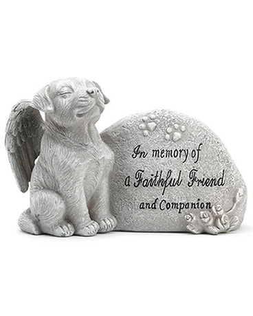 Dog with Stone Plaque Gifts