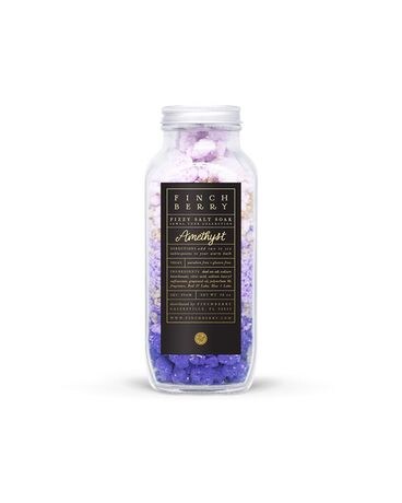 Bath - Finch Berry Amethyst Fizzy Salt Soak Gifts
