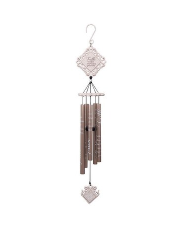 Wind Chime - 35 Vintage White Faith Gifts
