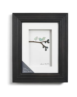 Framed - Pebble Art 7 Three of a Kind Gifts