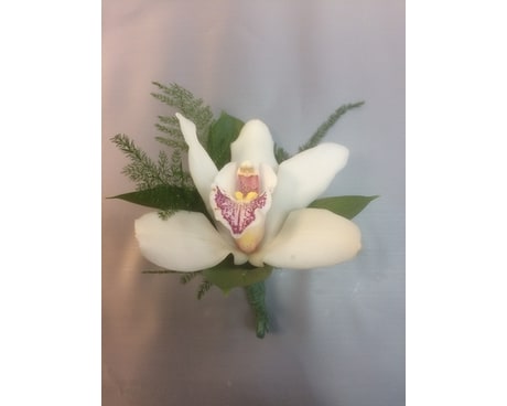 Mini Cymbidium Orchid Boutonniere Boutonniere