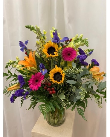 Bright Jewel Flower Arrangement