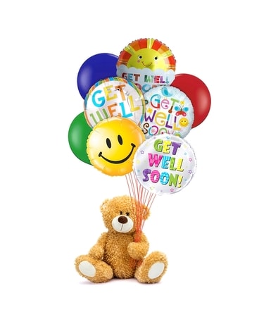 Balloon Bouquet & Teddy Bear Balloon Bouquet