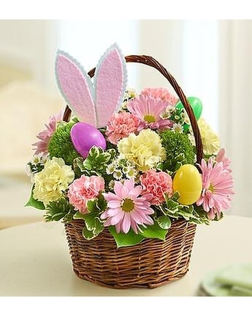 Bunny Basket Flower Arrangement