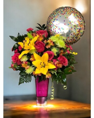 Splash of Color Flower Arrangement