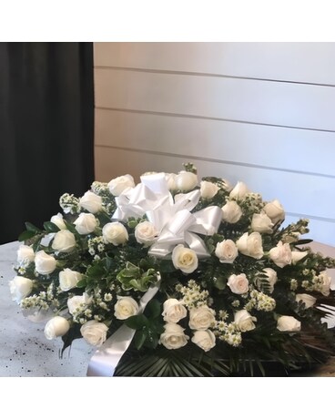 A3 Funeral Casket Spray Flowers