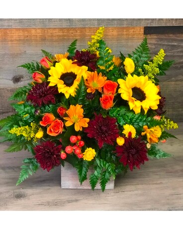 Sunflower Sunset Flower Arrangement
