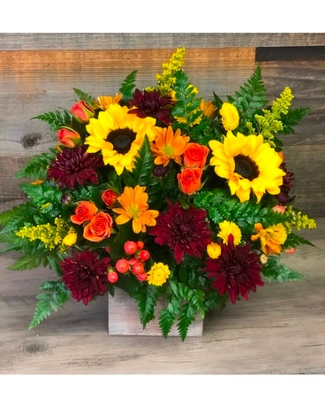 Sunflower Sunset Flower Arrangement
