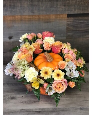 My Sweet Pumpkin Flower Arrangement