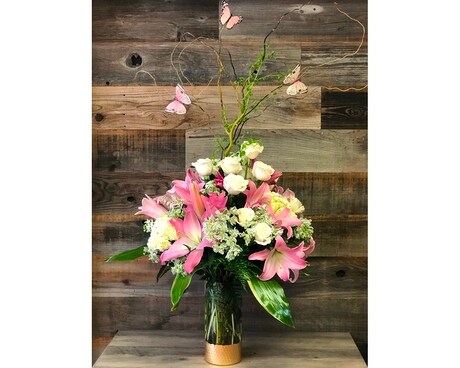Beautiful Butterfly Flower Arrangement