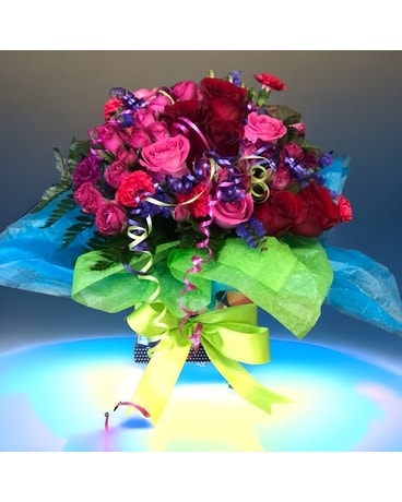Electric Birthday Flower Arrangement