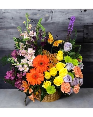 Birthday Garden Flower Arrangement