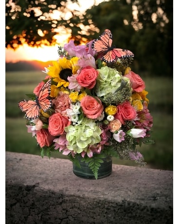 Butterfly Splendor Bouquet Flower Arrangement