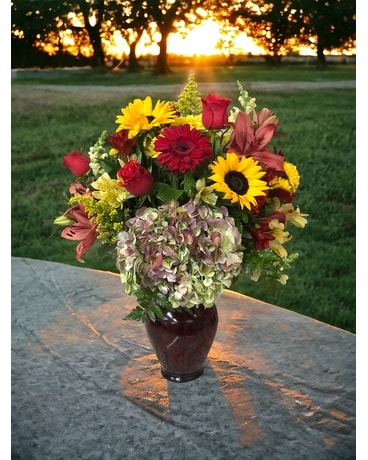 Country Sunrise Bouquet Flower Arrangement