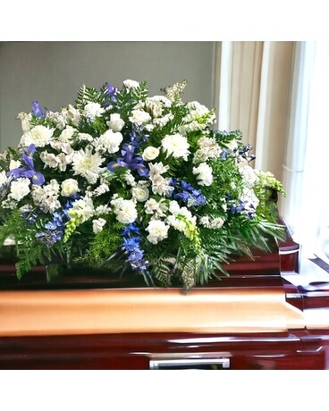 MM15 Funeral Casket Spray Flowers